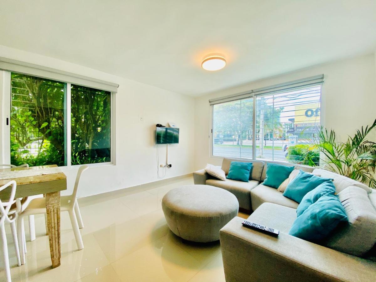 Apartamento Calido Y Moderno En La Entrada De La Zona Hotelera Cancún Exteriör bild