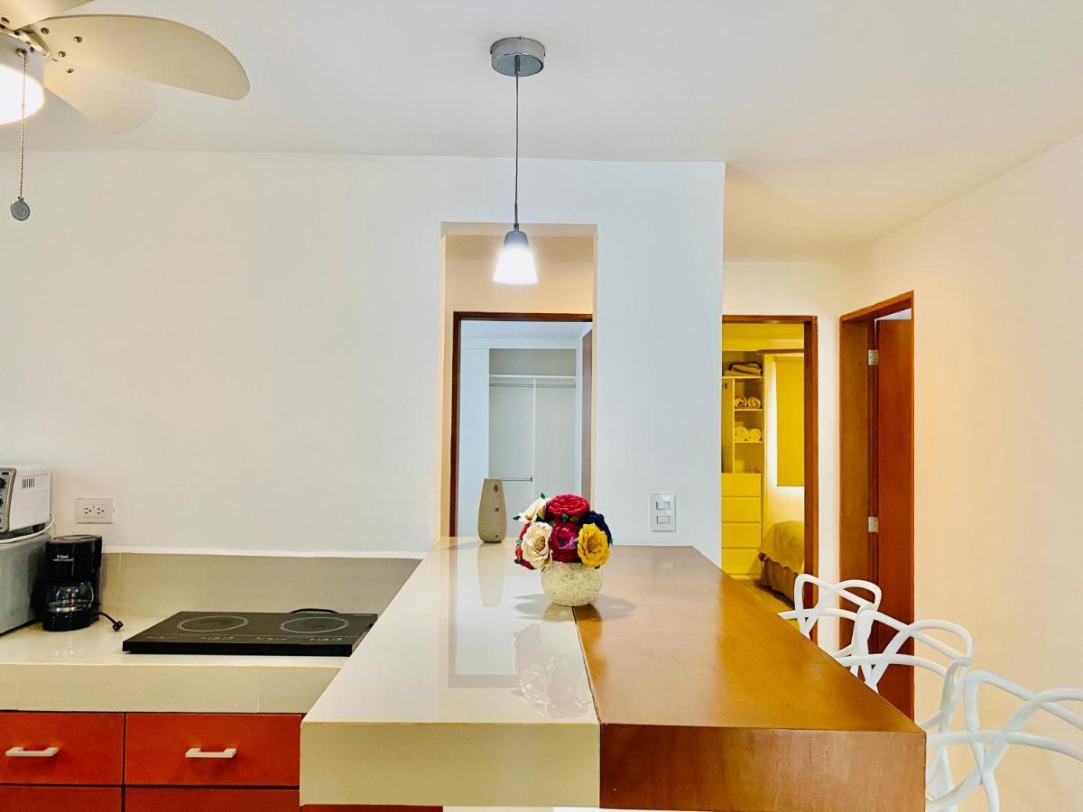 Apartamento Calido Y Moderno En La Entrada De La Zona Hotelera Cancún Exteriör bild